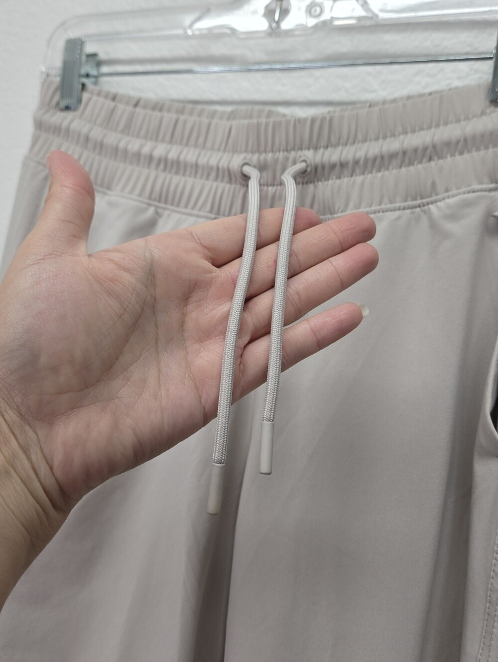 Athleta Avenue Wide Leg Crop Pants Beige Tan Pull On Athleisure Travel Womens 8 - Picture 9 of 16